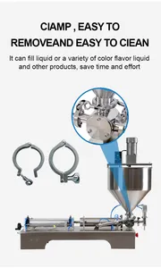 Pasta agitadora semiautomática, salsa de tomate, pasta de jabón, crema mezcladora con tolva mezcladora - Product Image 6