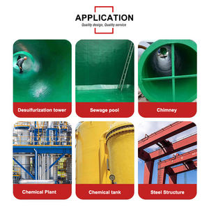 Subang Coating Factory Anticorrosión Vinilo Epoxi Vidrio Hoja de fósforo <span class=keywords><strong>Cemento</strong></span> Barco Instalaciones marinas Superficie de metal - Product Image 5