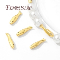 Perles d'espacement plaquées or 18 carats Séparateurs d'accessoires de bijoux à bricoler soi-même pour bracelets et colliers