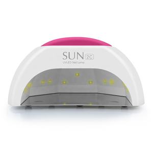 Lámpara UV SUN2 de 48W para uñas, secador de uñas para secador de uñas de Gel, Sensor infrarrojo con almohadilla de silicona rosa, uso en salón - Product Image 3
