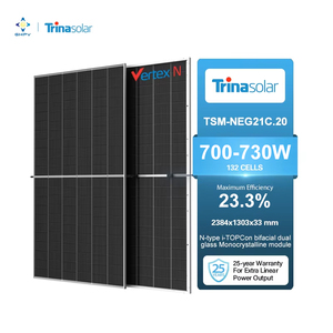 Trina panel năng lượng mặt trời TSM-NEG21C.<span class=keywords><strong>20</strong></span> N-TYPE PV mô-đun 700W 705W paneles solares 710W 715W 720W 725W Mono PV tấm - Product Image 1