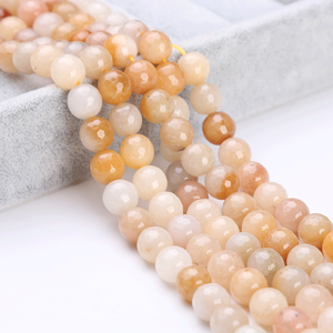 ลูกปัดพลอยธรรมชาติ WENCHI สำหรับทำเครื่องประดับ อาเกตและเพชร ขนาด 3 และ 8 มม. ฮ่องกง - Product Image 3