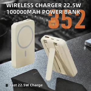 แบตเตอรี่สำรองแม่เหล็ก 22.5W ความจุ 100000mAh ชาร์จไร้สาย พกพาสะดวก ชาร์จเร็ว พร้อมพอร์ต Type-C และ USB - Product Image 2