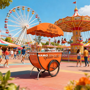 Outdoor-Märkte Mobile Shopping Verkaufs wagen Flower Floats Stalls Snack Display Ständer Business Events Messe Handwagen - Product Image 4