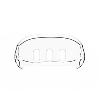 Kit de protection coque transparente transparente pour accessoires de jeu Meta Quest 3