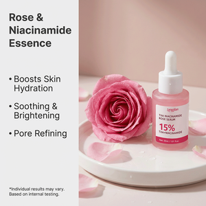 <span class=keywords><strong>เซ</strong></span><span class=keywords><strong>รั่</strong></span><span class=keywords><strong>ม</strong></span>ไนอาซินาไมด์ผส<span class=keywords><strong>ม</strong></span>กุหลาบ TXA สำหรับขายส่ง OEM <span class=keywords><strong>ช่วย</strong></span>ให้ผิวกระจ่างใส ชุ่มชื้น ลดเลือนจุดด่างดำ กระชับ<span class=keywords><strong>รู</strong></span>ขุ<span class=keywords><strong>ม</strong></span><span class=keywords><strong>ขน</strong></span> ต่อต้านริ้วรอยแห่งวัย - Product Image 3
