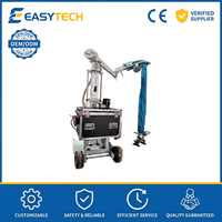 2026 Easytech OEM Lève-vacuum robotisé pour verre, portable, à ventouses, pour colonnes de rideaux courbes hydrauliques, pour charges lourdes, avec cadre de support, haute efficacité