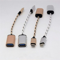 Adaptateur USB Type C câble OTG USB C mâle à USB 3.0 un câble femelle connecteur Compatible pour MacBook Pro 2019
