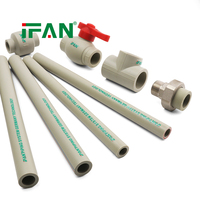 Raccords PPR gris de haute qualité IFAN 20-110 mm PN25, raccords par fusion thermique, raccords de tuyauterie PPR pour eau potable