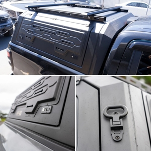 Capot de camionnette intelligent, coque de camionnette, toit rigide, auvent en aluminium pour <span class=keywords><strong>Ford</strong></span> <span class=keywords><strong>Ranger</strong></span> T7 T8 XL <span class=keywords><strong>Raptor</strong></span> 2021 2023 - Product Image 4