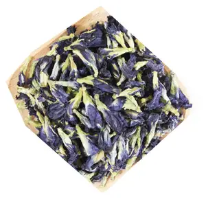 Thailand 100% pure Thai tea Dried Clean sifted safe blue butterfly pea tea