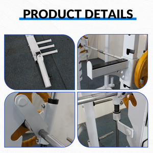 <span class=keywords><strong>Machine</strong></span> à Squat Professionnelle pour Entraînement de Force – Équipement de Gymnastique en Métal pour Presses à Jambes et Squats Profonds - Product Image 2