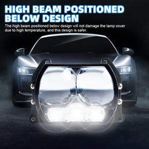 Sanvi B5PRO 3.0 Inch <b>Led</b> Biled <b>Projector</b> Lens Universal Fit <b>LED</b> <b>Projector</b> 12V 78W <b>Led</b> Lens - Product Image 4