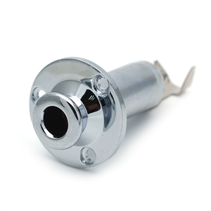 Soket Jack <span class=keywords><strong>Output</strong></span> Gitar Elektrik Model Cup Logam Pengganti Grosir, Konektor Audio - Product Image 4