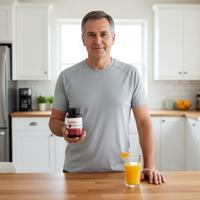 Complément alimentaire à base de plantes, 98% Coenzyme Q10 pur, capsules molles, 120 unités, antioxydant, santé cardiovasculaire, stimulant du système immunitaire pour