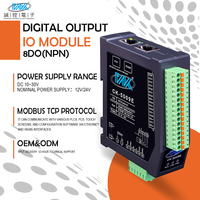 Módulo de Salida Digital de 8 Canales de Grado Industrial, Ethernet/RS485, Modbus para Expansión de PLC, Módulo de E/S Remoto