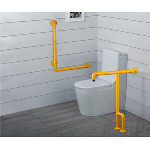 HIDEEP Tabouret de douche avec main courante en acier inoxydable blanc pour la sécurité des personnes âgées dans la salle de bain - Product Image 2