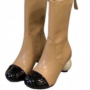 <span class=keywords><strong>Stivali</strong></span> Autunno Inverno 2026 Nuovi Vintage con Punta, Impermeabili, Traspiranti, con Perle, <span class=keywords><strong>Tacco</strong></span> <span class=keywords><strong>Medio</strong></span>, Elastici, Slim, Tubo Basso - Product Image 5