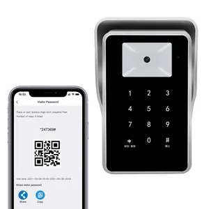 Qr code reader access control 13.56Mhz IC kartenleser RS232 RS485 Wiegand 26 34 Web basierend TCP IP RFID Keypad access control