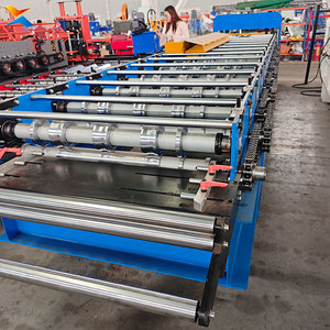 Machine de profilage automatique à grande vitesse pour tuiles en acier ondulé, entraînée par moteur, pour roulement de porte, largeur d'alimentation 1200 mm - Product Image 5