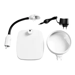 Desktop Magnifier 8X Lens Bright Light Tool Led Magnifying Glass Desk Lamp Magnifying Glass With Light 2 In 1 White 6 Led CN ZHE