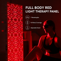 Panneau de luminothérapie à haute intensité 5925W, corps entier, 7 longueurs d'onde 630-1060nm, appareil de photobiomodulation pour les soins de beauté de la peau