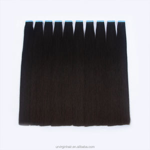 Extensions de cheveux humains en ruban adhésif Yuanzhen, cheveux humains russes naturels, cuticule complète, super double trame, Remy - Product Image 6
