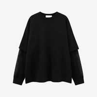 T-shirts pour hommes personnalisés DTG, impression sur écran, broderie, coupe courte, tissu épais, manches longues, tissu gaufré