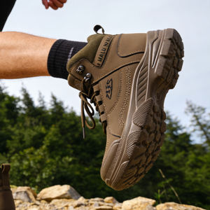 Chaussures pour hommes de haute qualité été-automne Confortables Respirantes Doublure durable Antidérapantes Lacets Chaussures décontractées pour les déplacements quotidiens - Product Image 4