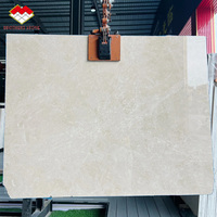 Dalles de marbre beige Stellata pas chères, grandes dalles, design moderne, surface polie, pour rebords de fenêtre, seuils, sols, escaliers, panneaux muraux
