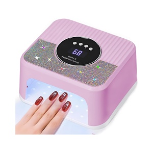 Séchoir à ongles professionnel SUN L5 haute puissance 268W, lampe UV LED avec diamant pour usage en salon - Product Image 1