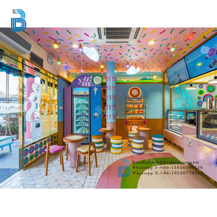 Candy Shop Interior Design Sweet Candy Store Display Rack Customized ...