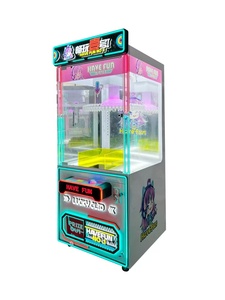 220V Mini Arcade Crane Claw Toy Vending Machine Plástico durável All Age 6 + Kids Shopping Fun Game 1-Year Coin Operated Jogos - Product Image 2