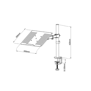 <span class=keywords><strong>Supporto</strong></span> regolabile per <span class=keywords><strong>monitor</strong></span> e laptop, braccio singolo per <span class=keywords><strong>monitor</strong></span>, morsetto <span class=keywords><strong>da</strong></span> <span class=keywords><strong>scrivania</strong></span>, <span class=keywords><strong>supporto</strong></span> portatile per laptop di piccole dimensioni - Product Image 4
