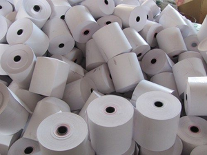 High Bright BPA Free 48gsm Thermal <b>Paper</b> Rolls 80x80mm Super Clear Cash Registger <b>Paper</b> Jumbo Rolls For Supermarket POS Machine - Product Image 5