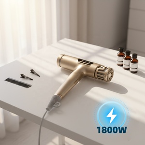 ไดร์เป่า<span class=keywords><strong>ผม</strong></span>ระดับมืออาชีพ 1800 วัตต์ แห้งเร็ว พร้อมมอเตอร์ BLDC ความเร็วสูง กำลังไฟสูง  หน้าจอ LCD สำหรับใช้ในร้านเสริมสวย - Product Image 1