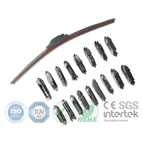 KCTION K-770 2025 essuie-glace de haute qualité 17 types d'adaptateurs adaptés pour le pare-brise avant AUD TOYOTA lame d'essuie-glace souple multi