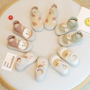 ถุงเท้าเด็ก1-3ปีพื้นนุ่มกันลื่นในร่มพื้นรองเท้าเด็กวัยหัดเดินรองเท้าพื้นนุ่มสำหรับฤดูใบไม้ร่วงฤดูหนาว - Product Image 1