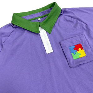 Camisetas Polo Personalizadas con Logotipo Bordado, Estilo Urbano, de Poliéster, Secado Rápido, Transpirables, Holgadas, Deportivas e Informales - Product Image 2