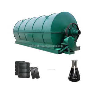 Factory price plant waste tyre pyrolysis machine recycling scrap tyre to oil in India