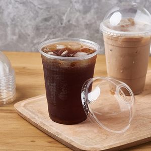 Logo personalizzato all'ingrosso vasos para cafe desechables plastica 32 oz con tapa con coperchi per il succo di caffè tazze da asporto - Product Image 6