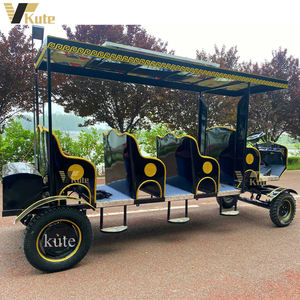Chariot majestueux pour fêtes à thème, chariot à chevaux classique pour les balades en parc et le tourisme - Product Image 4