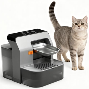Modern Stylish Pour-Type Cat Water Dispenser Electric Automatic Water Feeder Eco-Friendly PP Plastic <strong>Bowl</strong> Dirt <strong>Dogs</strong> - Product Image 1