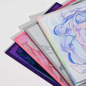 <span class=keywords><strong>Carte</strong></span> en papier acrylique Shikishi japonaise scintillante Vigreat personnalisée, pour art Kpop, cadre <span class=keywords><strong>photo</strong></span> Kpop, signature anime - Product Image 1