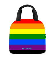 Sac à déjeuner arc-en-ciel Victory Over AIDS pour femmes et hommes, sac fourre-tout réutilisable, sacs à déjeuner isothermes pour le travail, le pique-nique, l'école ou les voyages