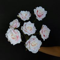 Rosa Serie Künstliche Rosen, Hortensien und Lotusblumen, Handgefertigt, Hochwertige Simulation, Umweltfreundlich, für Hochzeitsdekoration und Hotel-Deckengestaltung