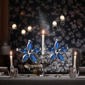 Boucles d'oreilles tendance géométriques en argent sterling plaqué or avec zircon bleu et CZ, idéales pour les fiançailles, les mariages et les fêtes, cadeaux pour femmes - Product Image 3