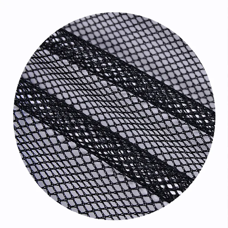 100% Polyester K114 Góc Lót Lưới Vải Cho Túi Tricot OEKO-TEX Tiêu Chuẩn 100 75D Thân Thiện, Thoáng Khí Mềm Dệt Kim Đồng Bằng