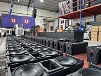 Equipo de sonido de audio pasivo T.I Pro, conjunto de altavoces de sonido de 10 pulgadas, sistema de matriz de línea profesional para Iglesia