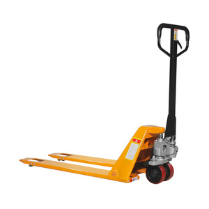 Fornecimento Direto da Fábrica Zhong Sheng, Carrinho de Palete Manual com Capacidade de Carga de 3000kg, Rodas de Nylon, Altura da Garfo Ajustável de 85-195mm - Product Image 4